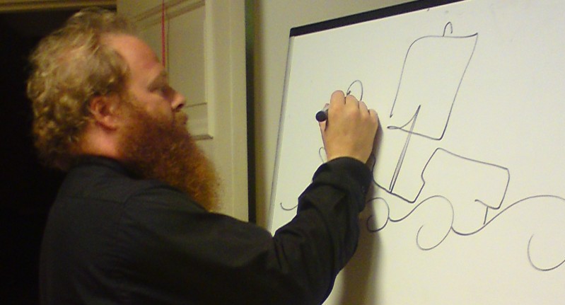 Jonas Ahlner ritar och berättar