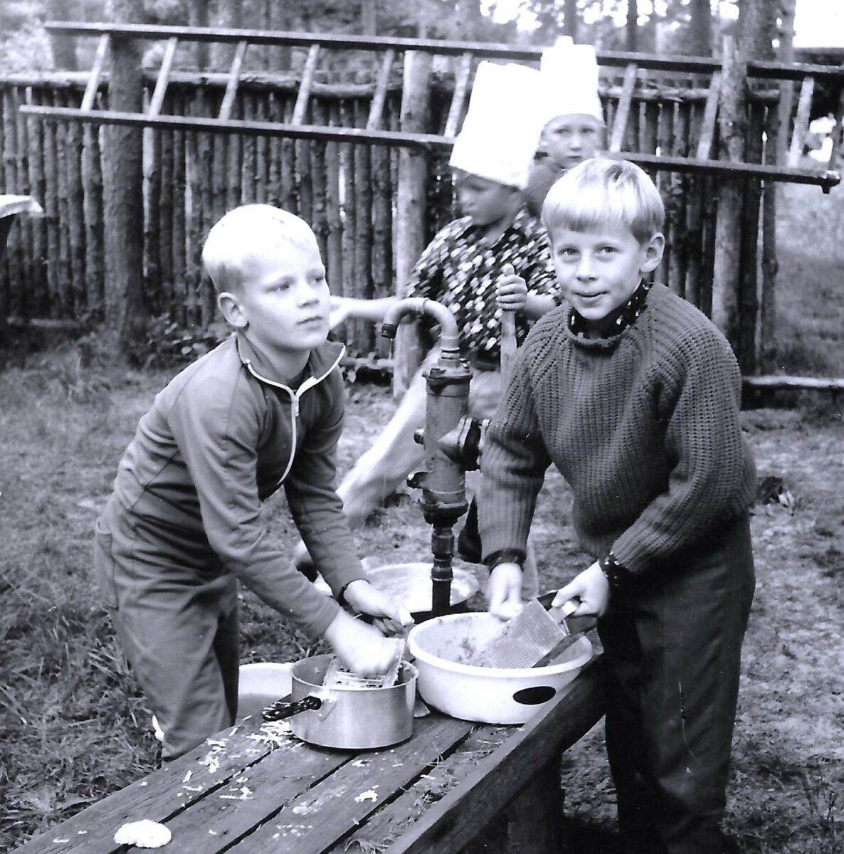 Potatismjölspojkarna Stefan Sandgren och Lars-Erland Borg. Foto CFO