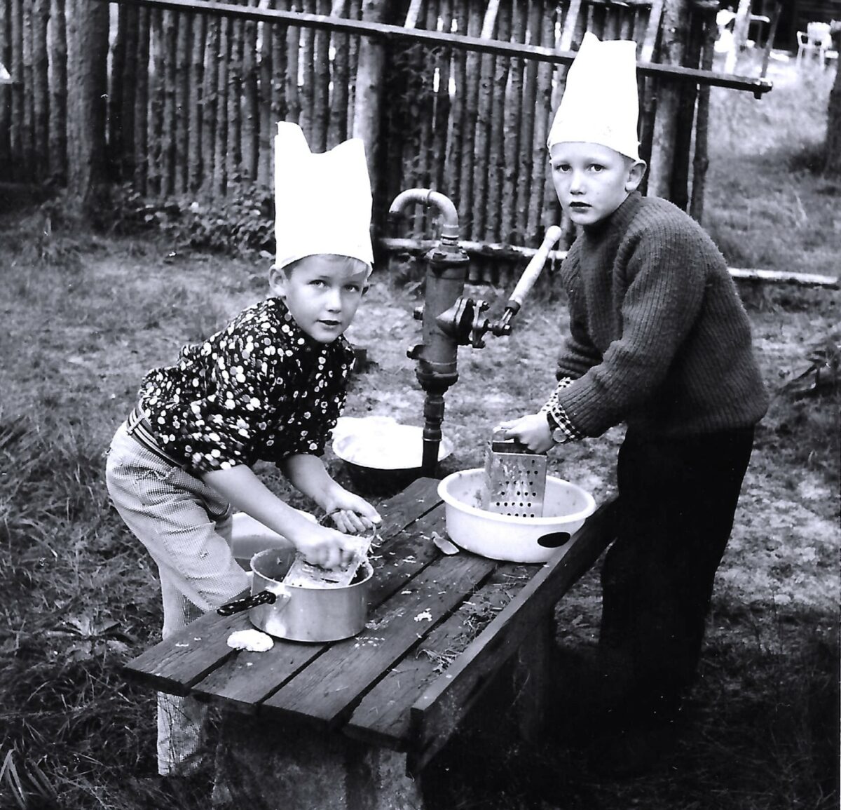 Potatismjölspojkarna Gillis Lindström och Glenn Ingemansson. Foto CFO