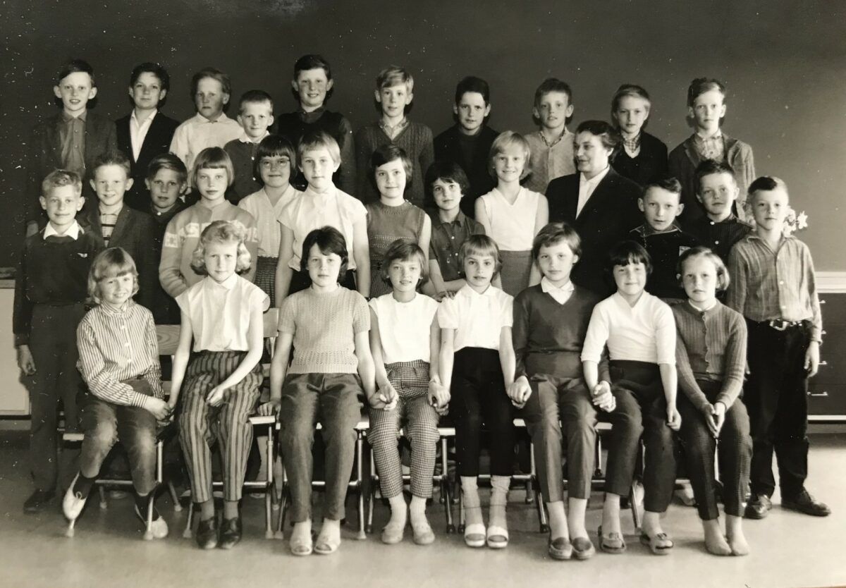 Skolklass Borrby 1960 klass 3