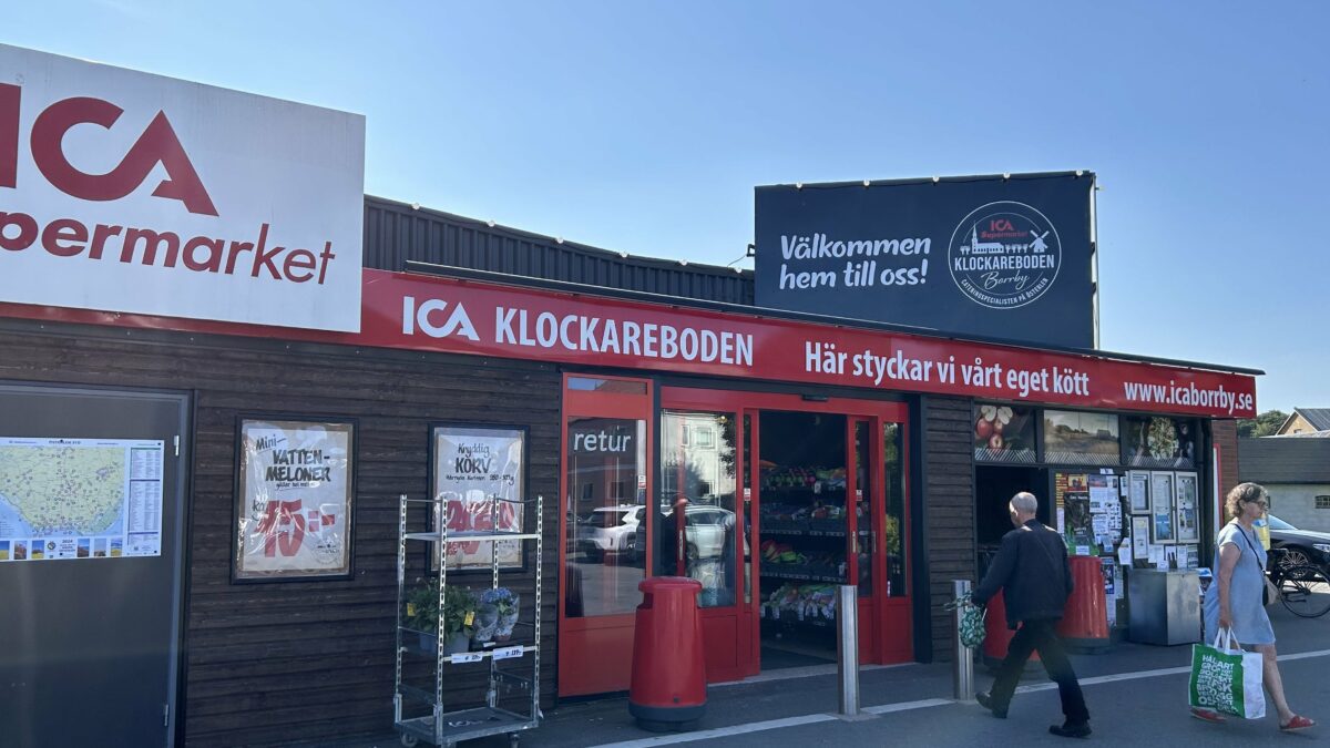 Marknad på gamla hotellet