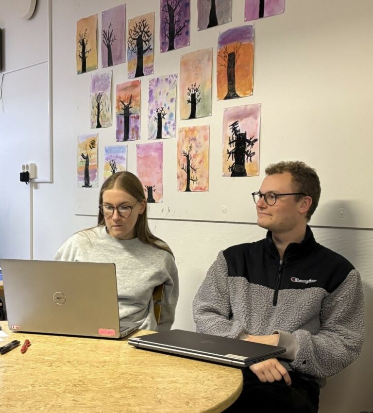 Planarkitekterna Kajsa Rosenlund- Lindvall och Max Hedin