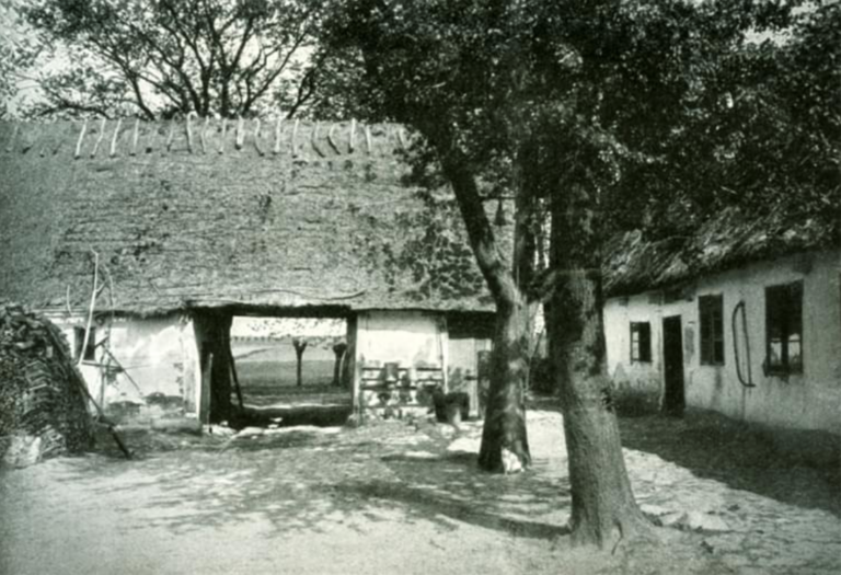 Typgård i en skånsk by